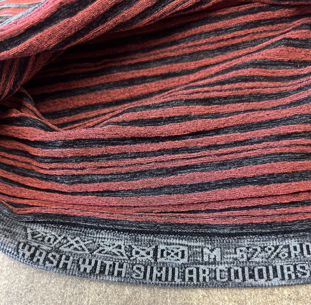 Sweaty Betty Red and Black Striped Sports Top - kitround kitround product