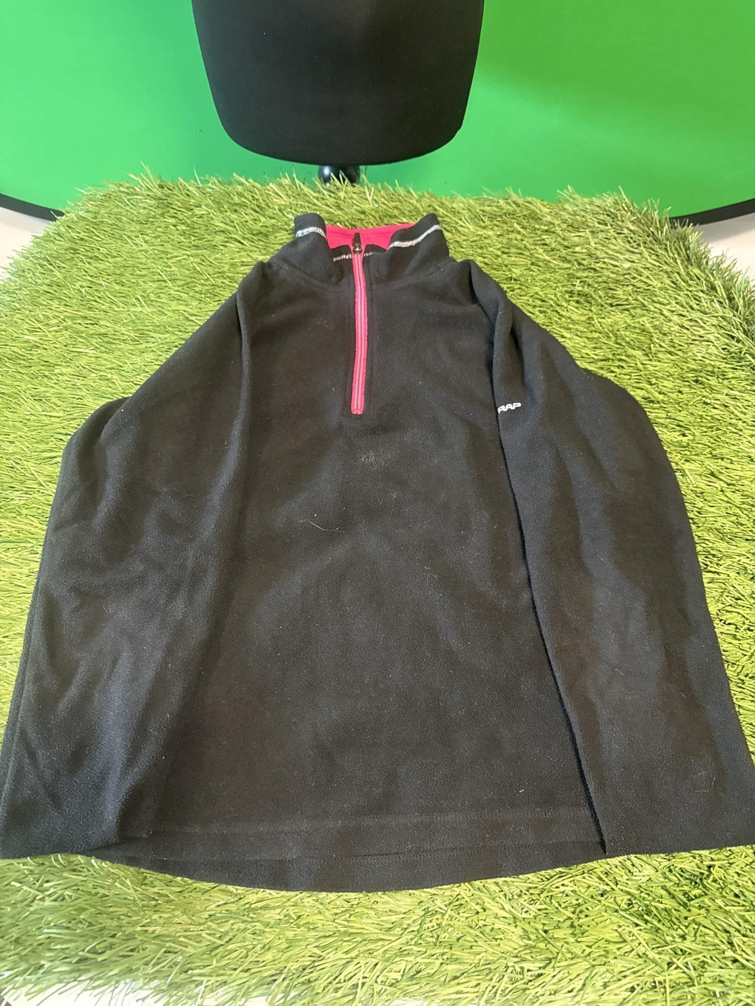 Trespass Black Half - Zip Fleece Top - kitround kitround product