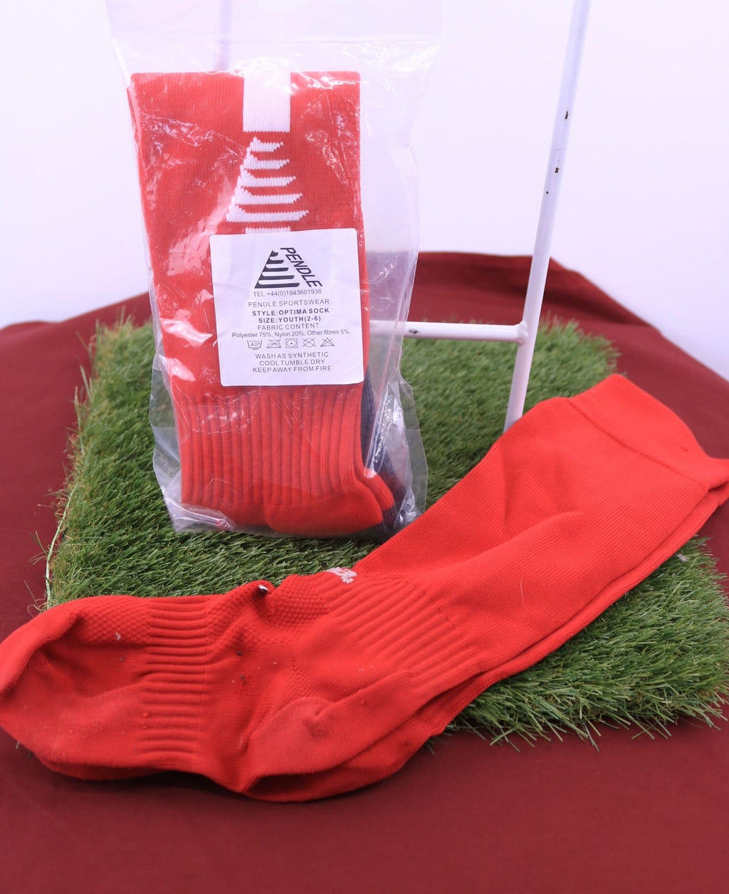 Two pairs of Pendle Youths Football Socks Size 2 - 6 - kitround kitround product