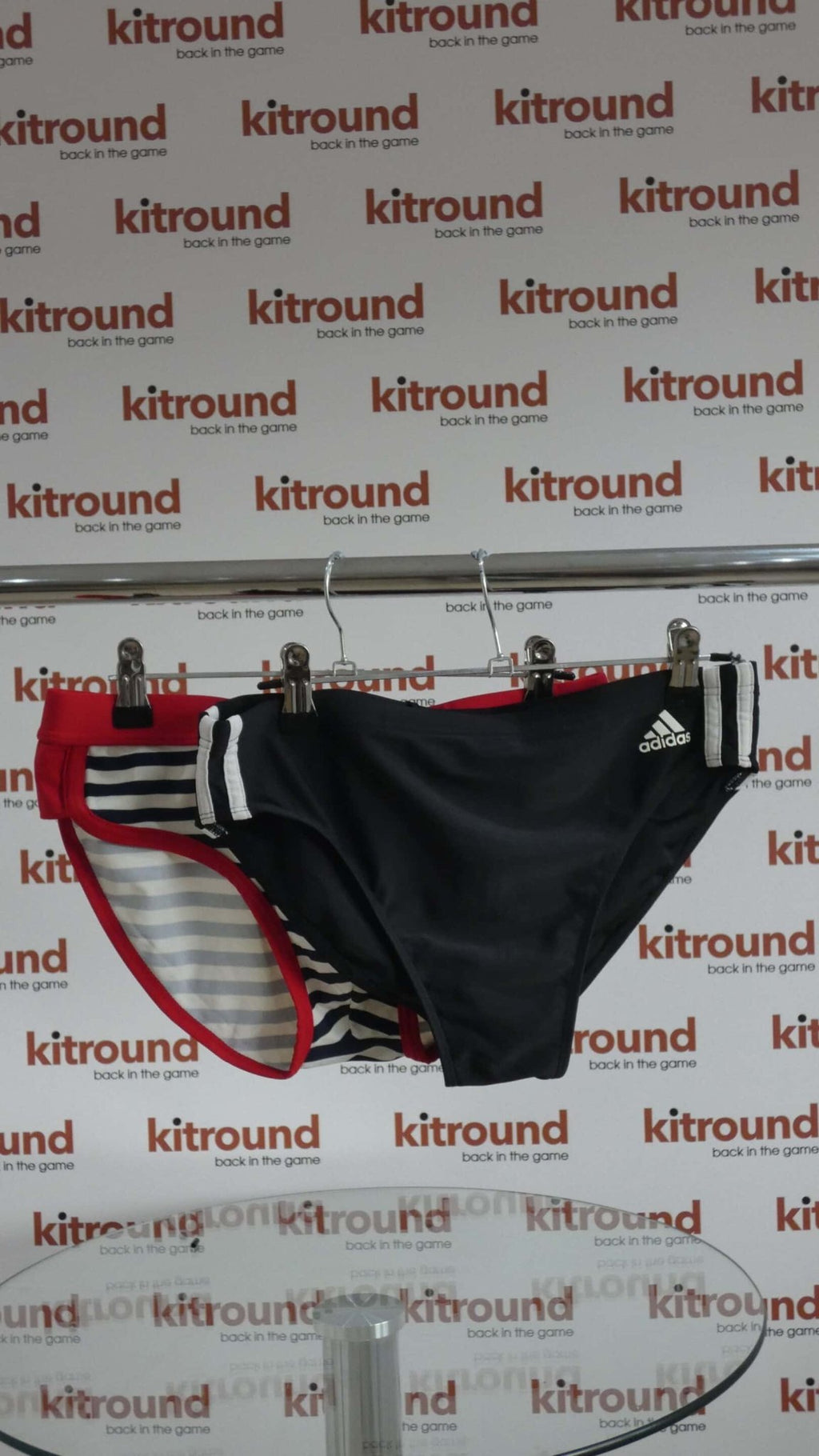 Two Pairs of Swimming Trunks - adidas and Seobean - kitround kitround product