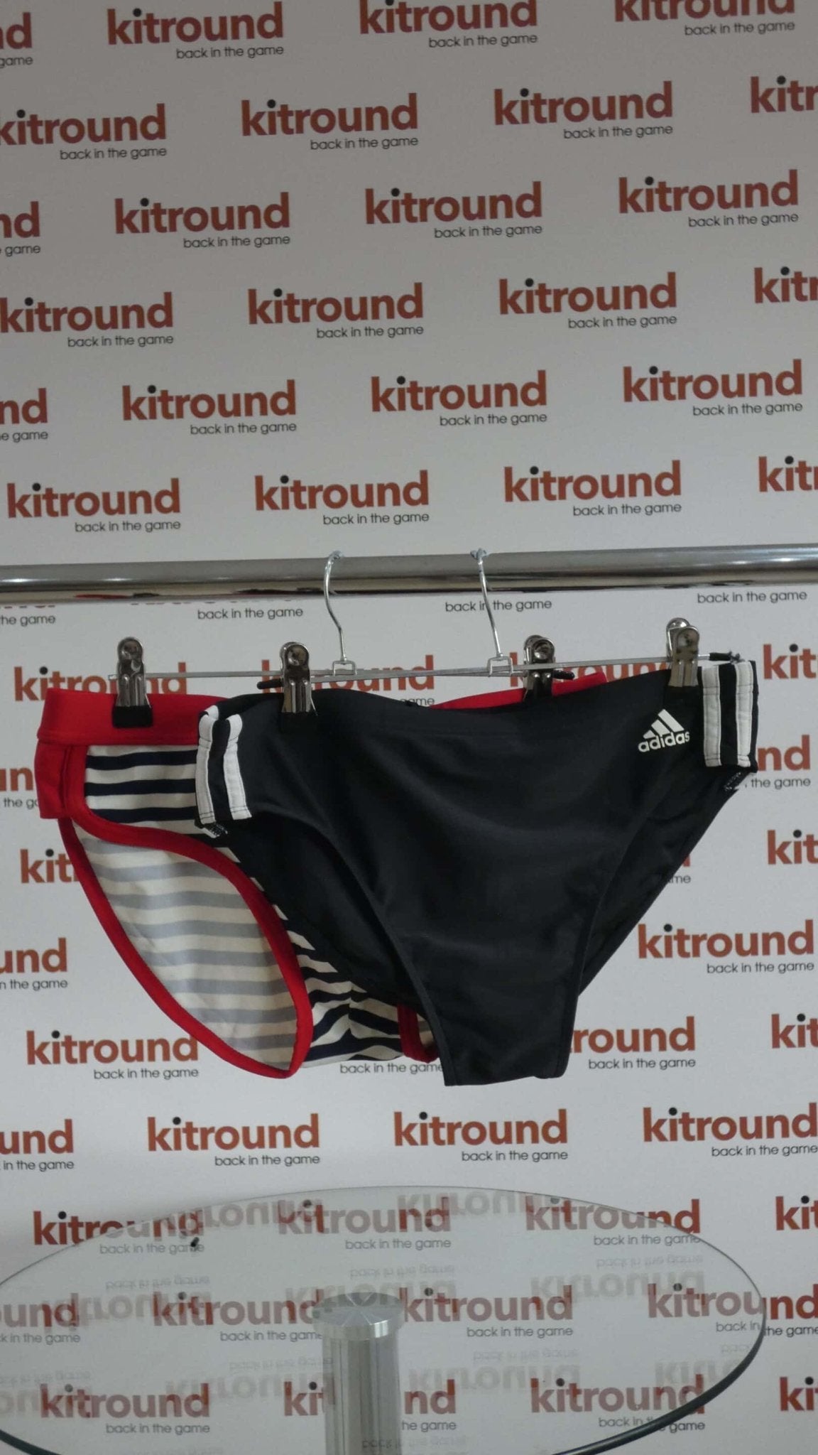 Two Pairs of Swimming Trunks - adidas and Seobean - kitround kitround product