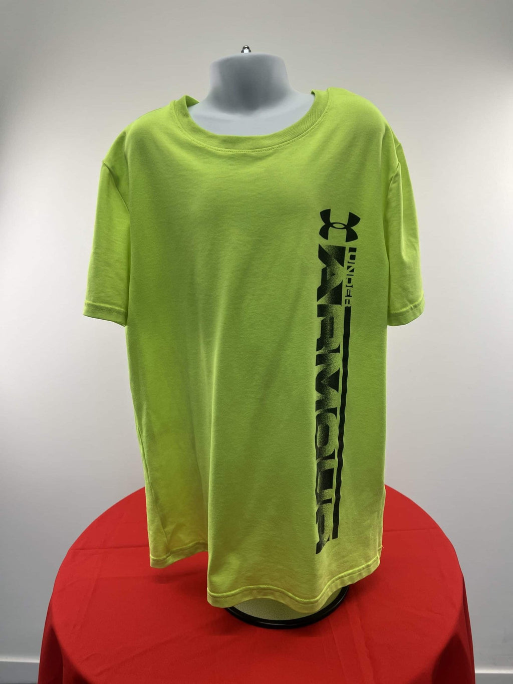 Under Armour Neon Green T-Shirt (Size Youth Large) - kitround kitround product