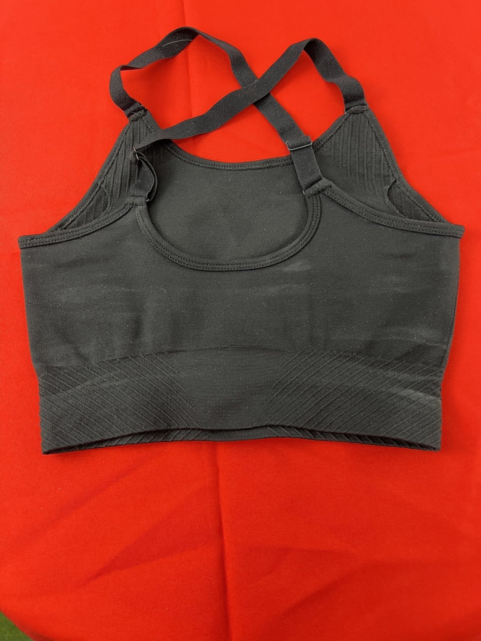 USA Pro Black Sports Bra - kitround kitround product