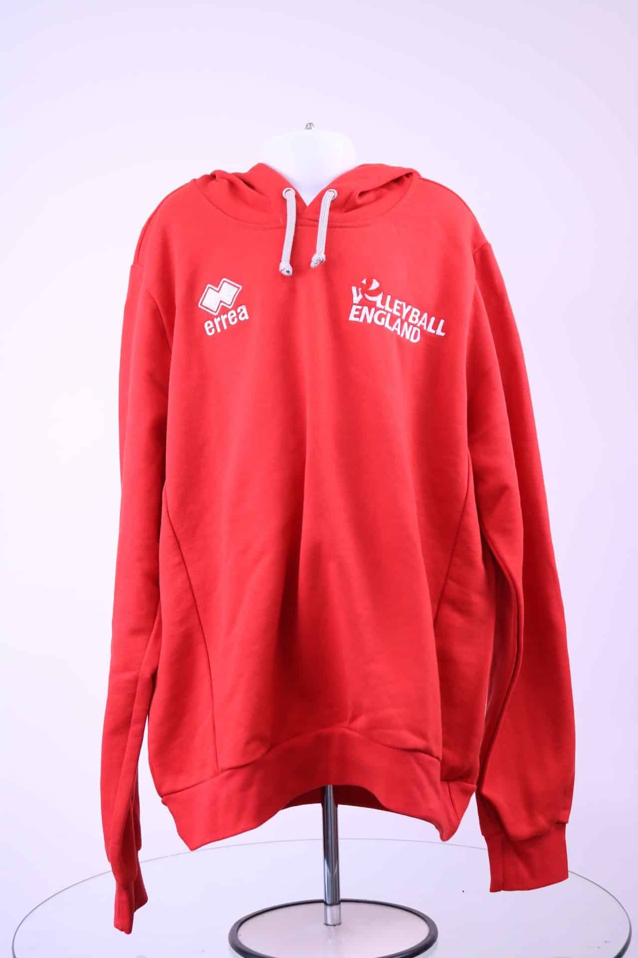 Volleyball England Red Hoodie - kitround VolleyStore product