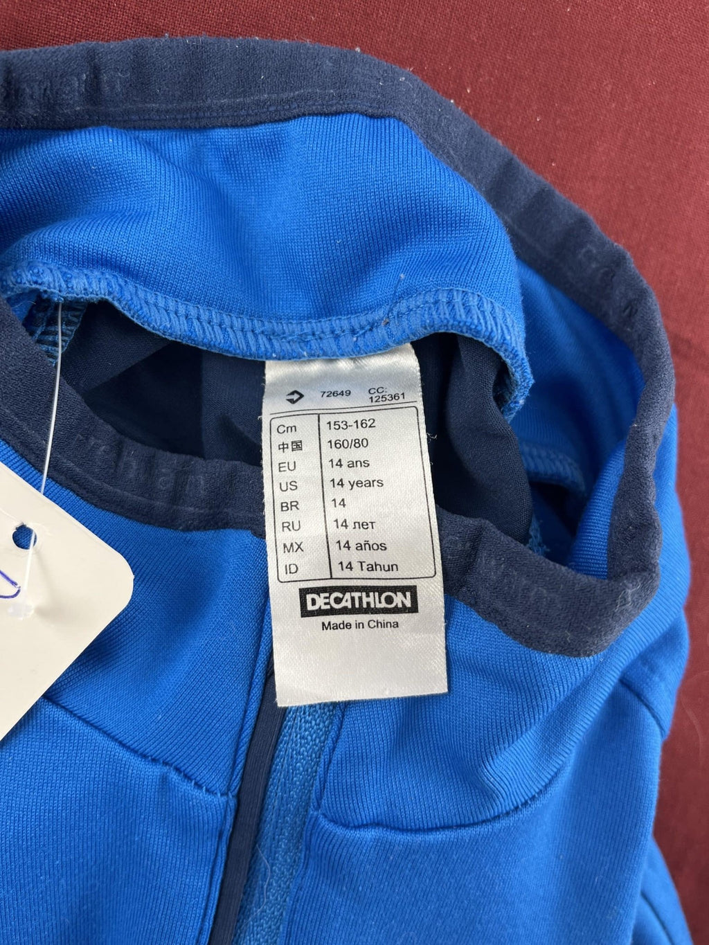 Wedze Blue Fleece Jacket - kitround kitround product