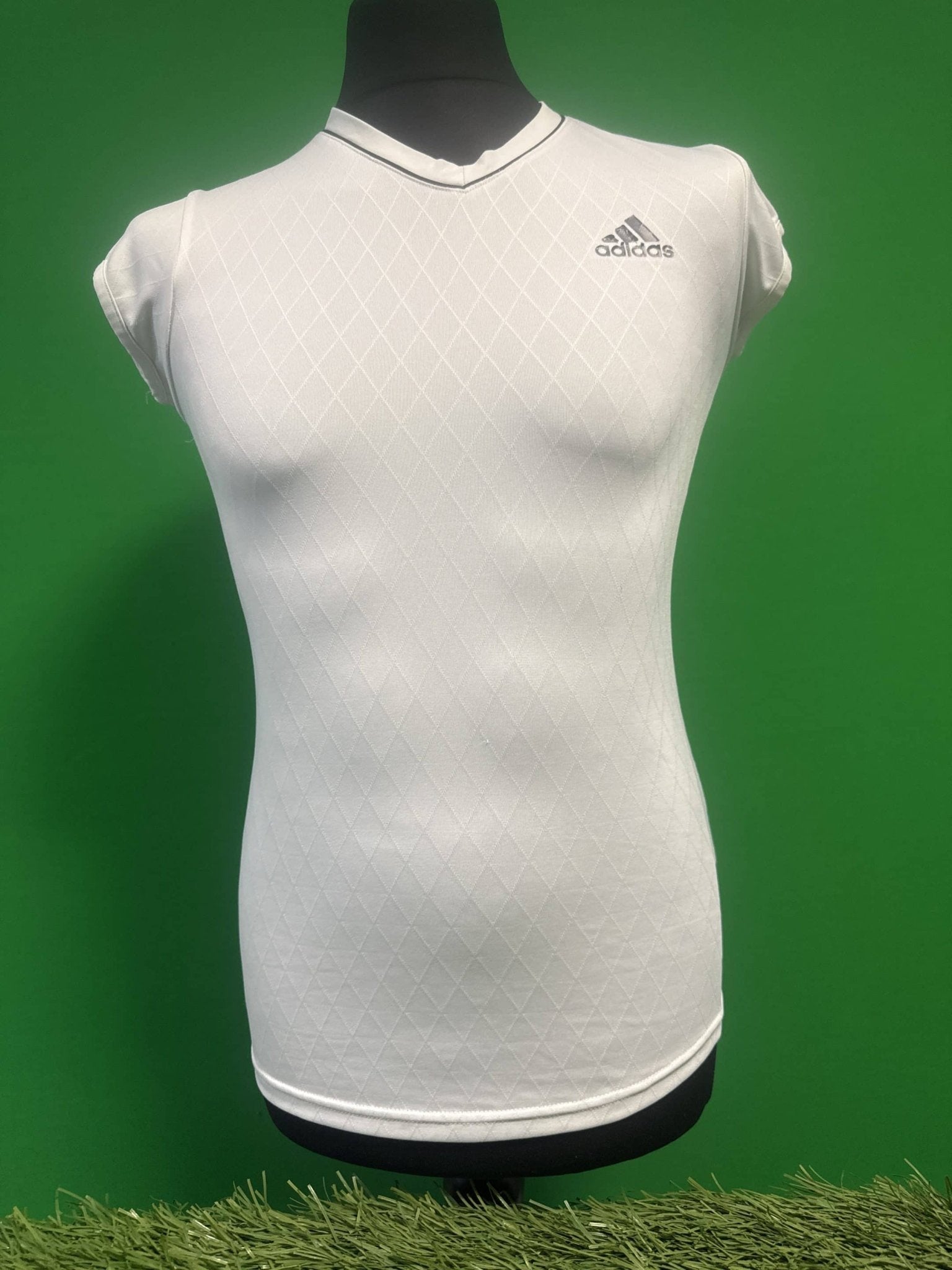 White adidas top - kitround kitround product