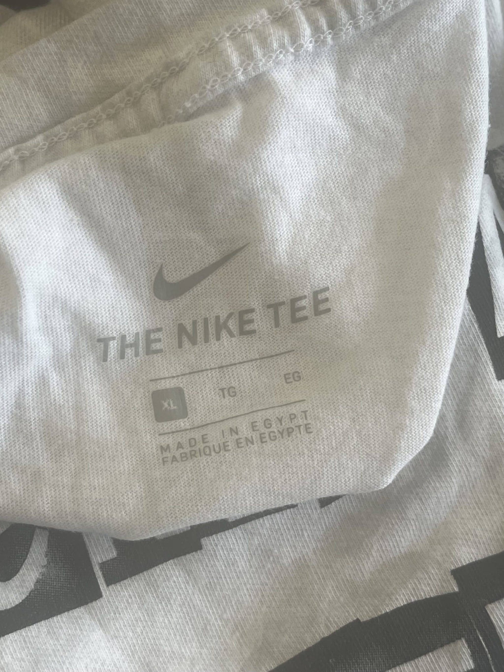 White Nike ‘Serve and Destroy' T-Shirt - kitround kitround product