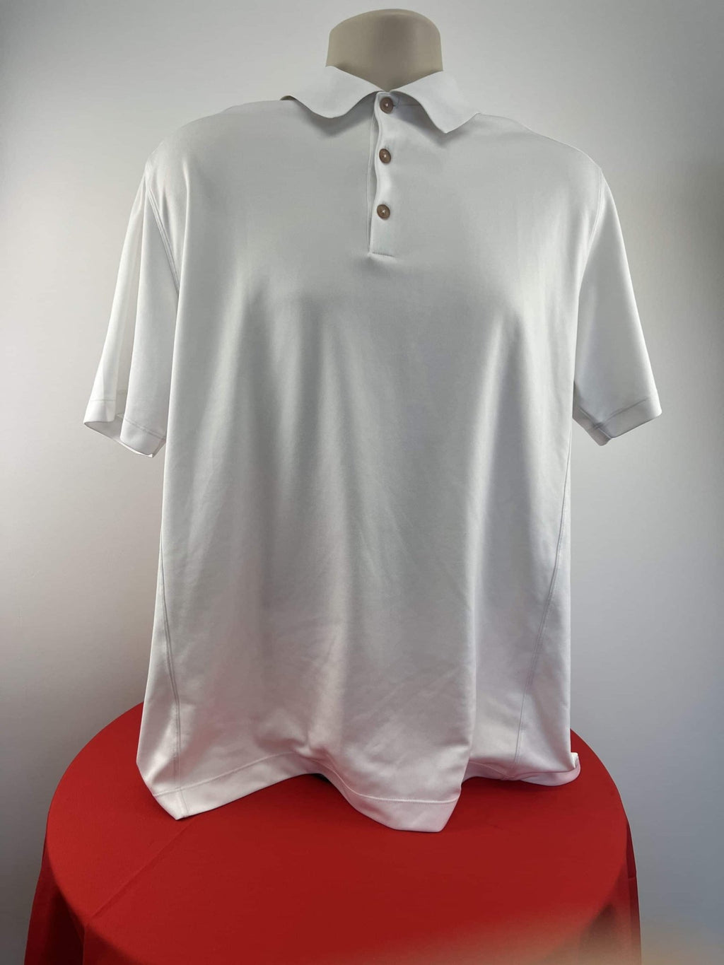 White Short Sleeve Golf Polo Shirt - kitround kitround product