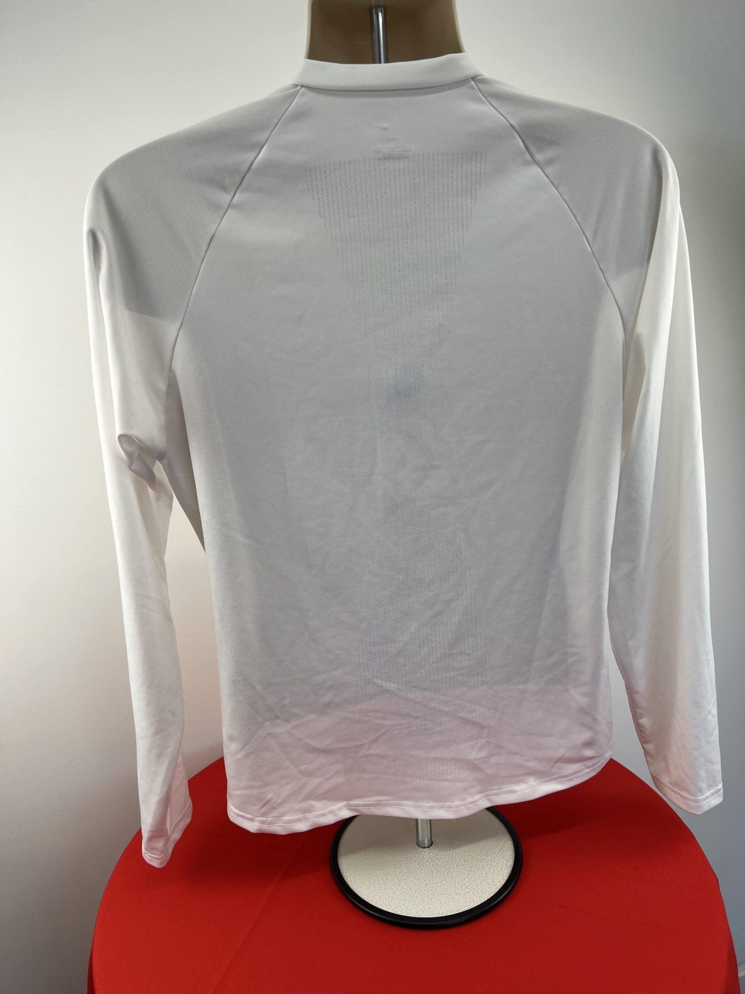 White Sports Long Sleeve Top - kitround kitround product