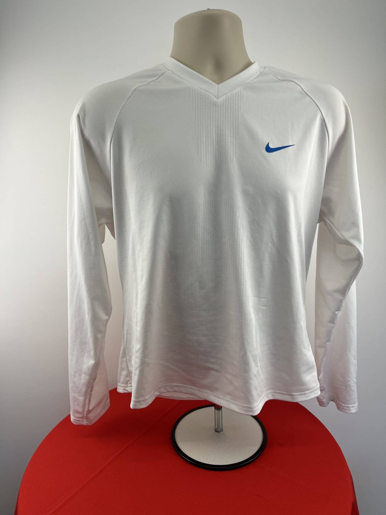 White Sports Long Sleeve Top - kitround kitround product