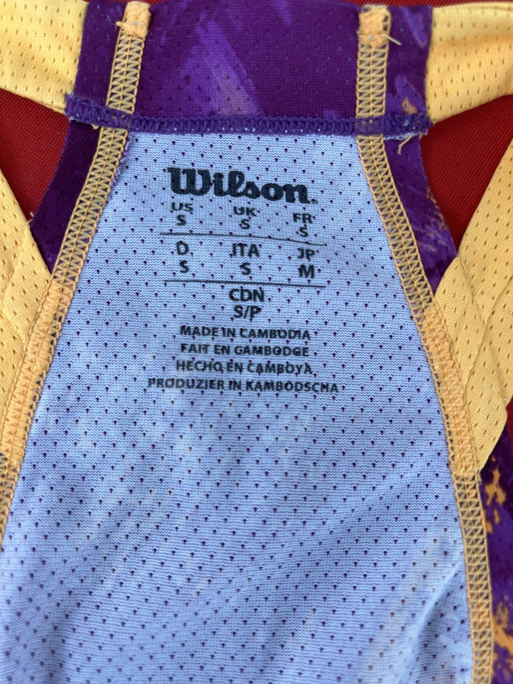 Wilson Multi - Coloured Running Vest - kitround kitround product