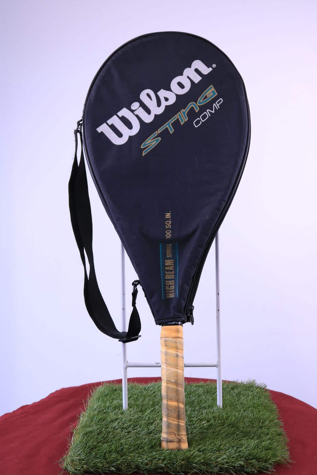 Wilson Tennis Racquet & Cover, 27 inches long, grip 4 3/8 inches, Size 3 - kitround kitround product