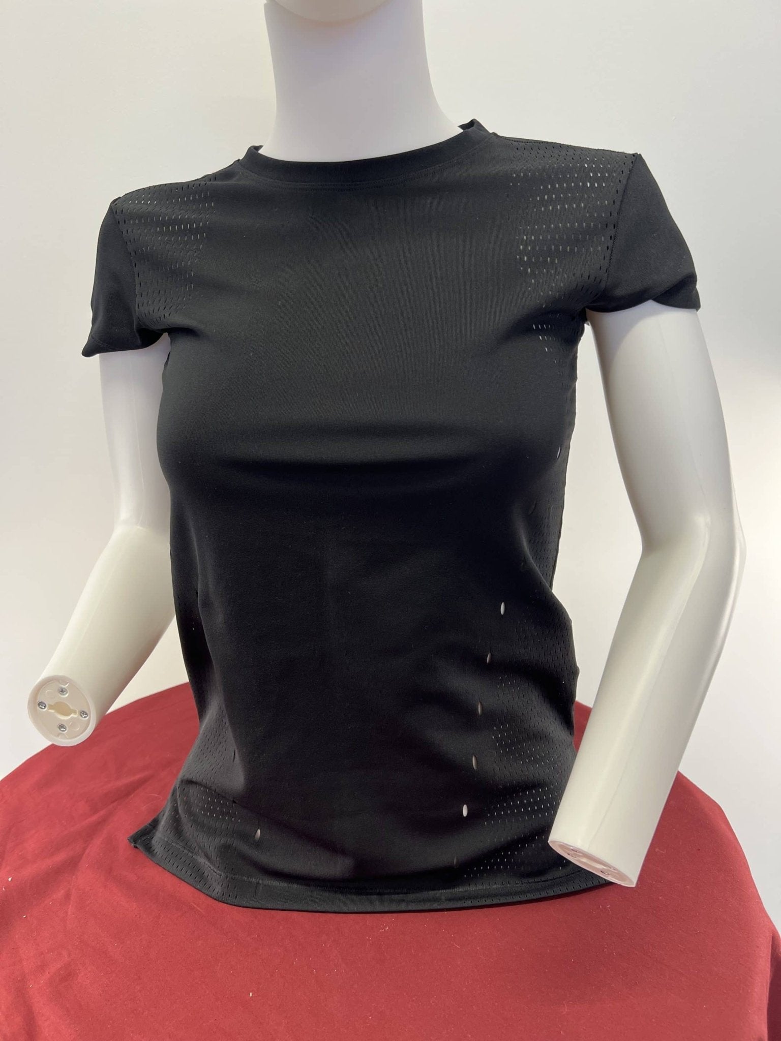 Women's adidas Black Short Sleeve Athletic T-Shirt - kitround kitround product