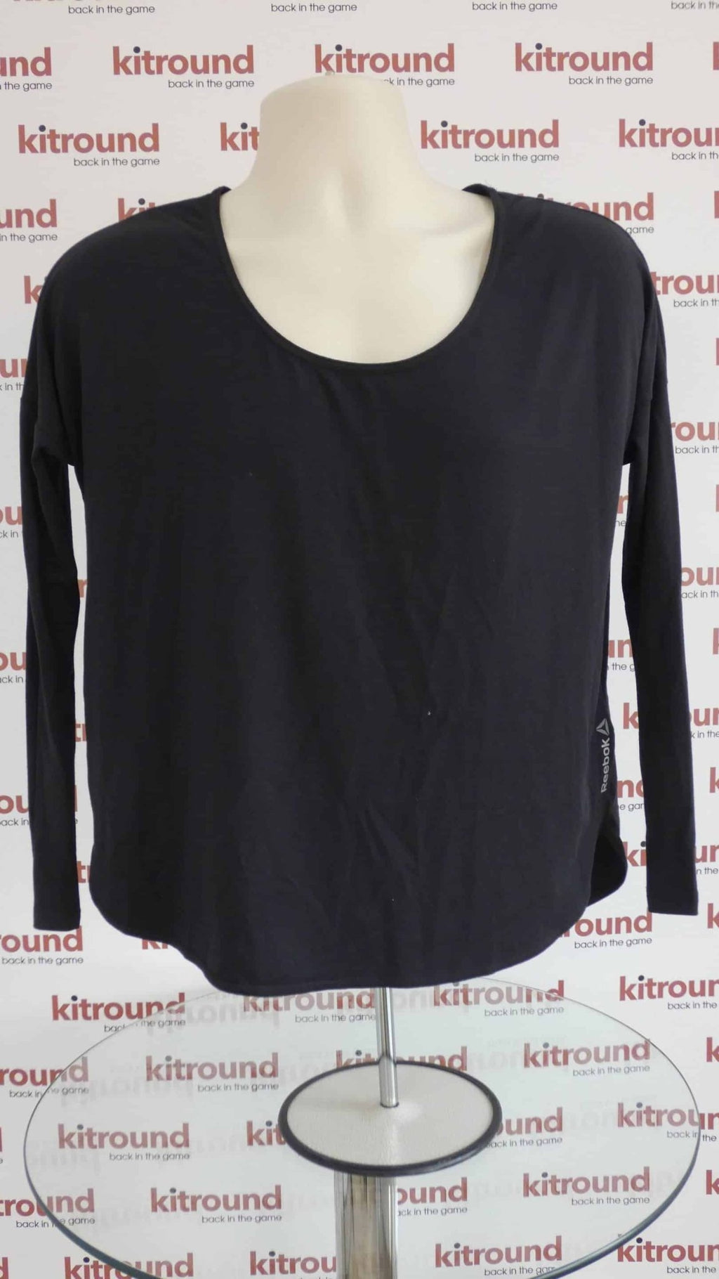 Women's Black Long Sleeved Reebok Shirt (2XS) - kitround kitround product