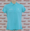 Light blue Callaway golf polo shirt with Ricoh and logo branding