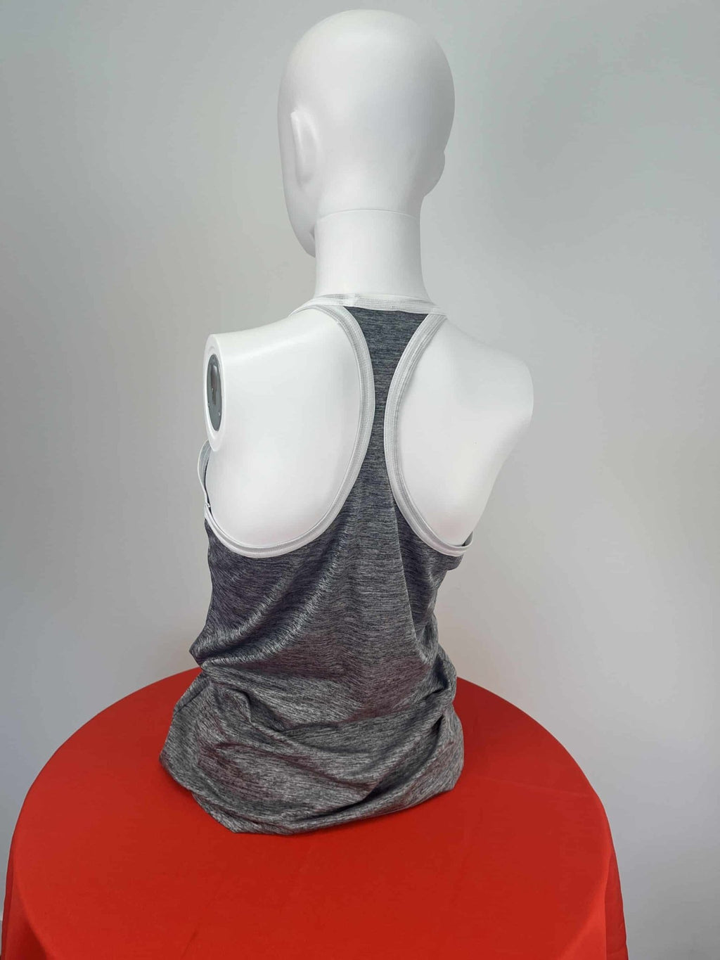 Women's Grey Racerback Sports Vest - kitround kitround product