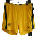 Nike Australia gold football shorts with green trim and crest