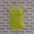 Front view of Nike Dri-FIT yellow vest size XS on mannequin