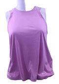 Front view of Nike Pro pink Dri-FIT sports vest with thick straps