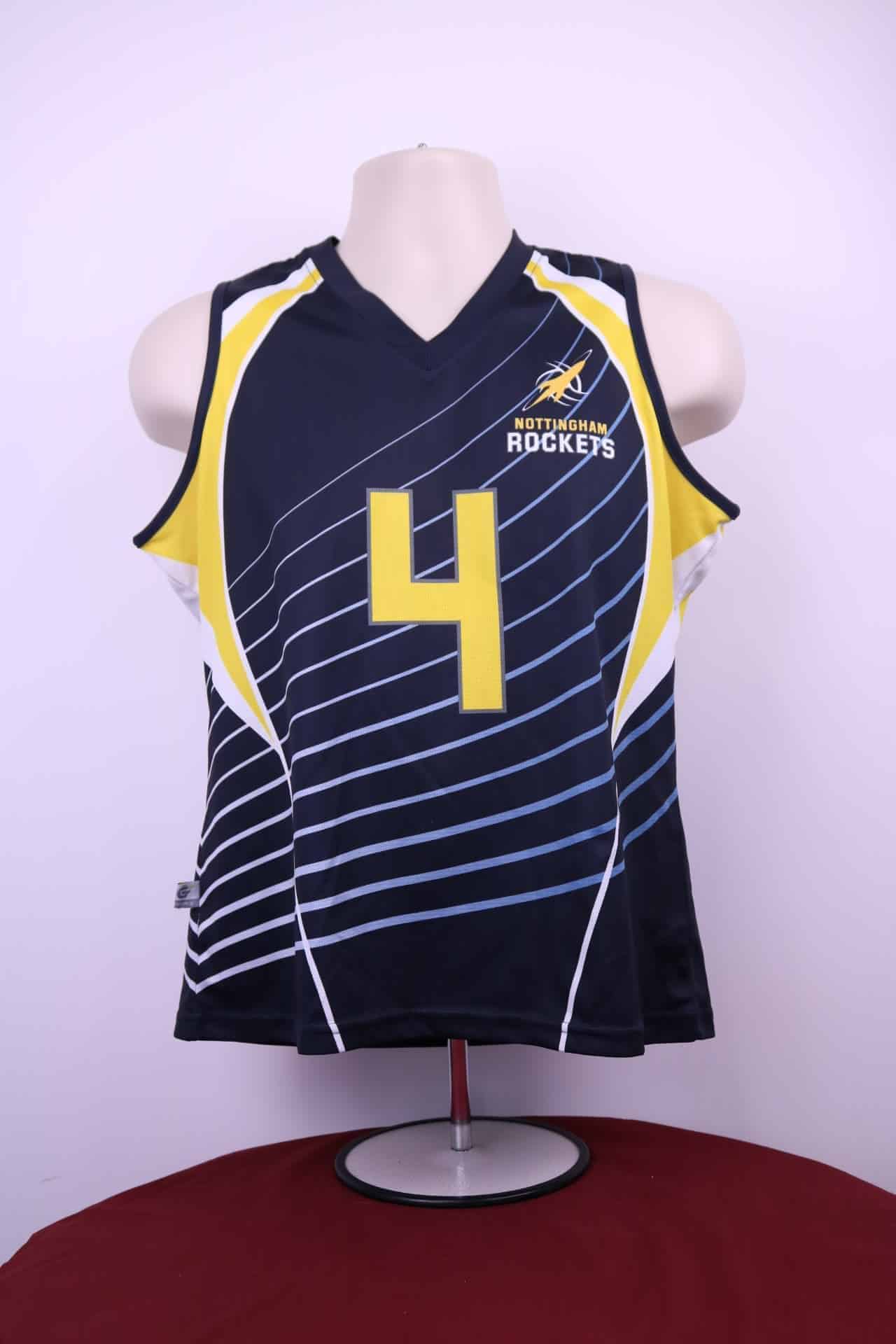 Women's Nottingham Rockets Volleyball/Sports Vest - kitround VolleyStore product