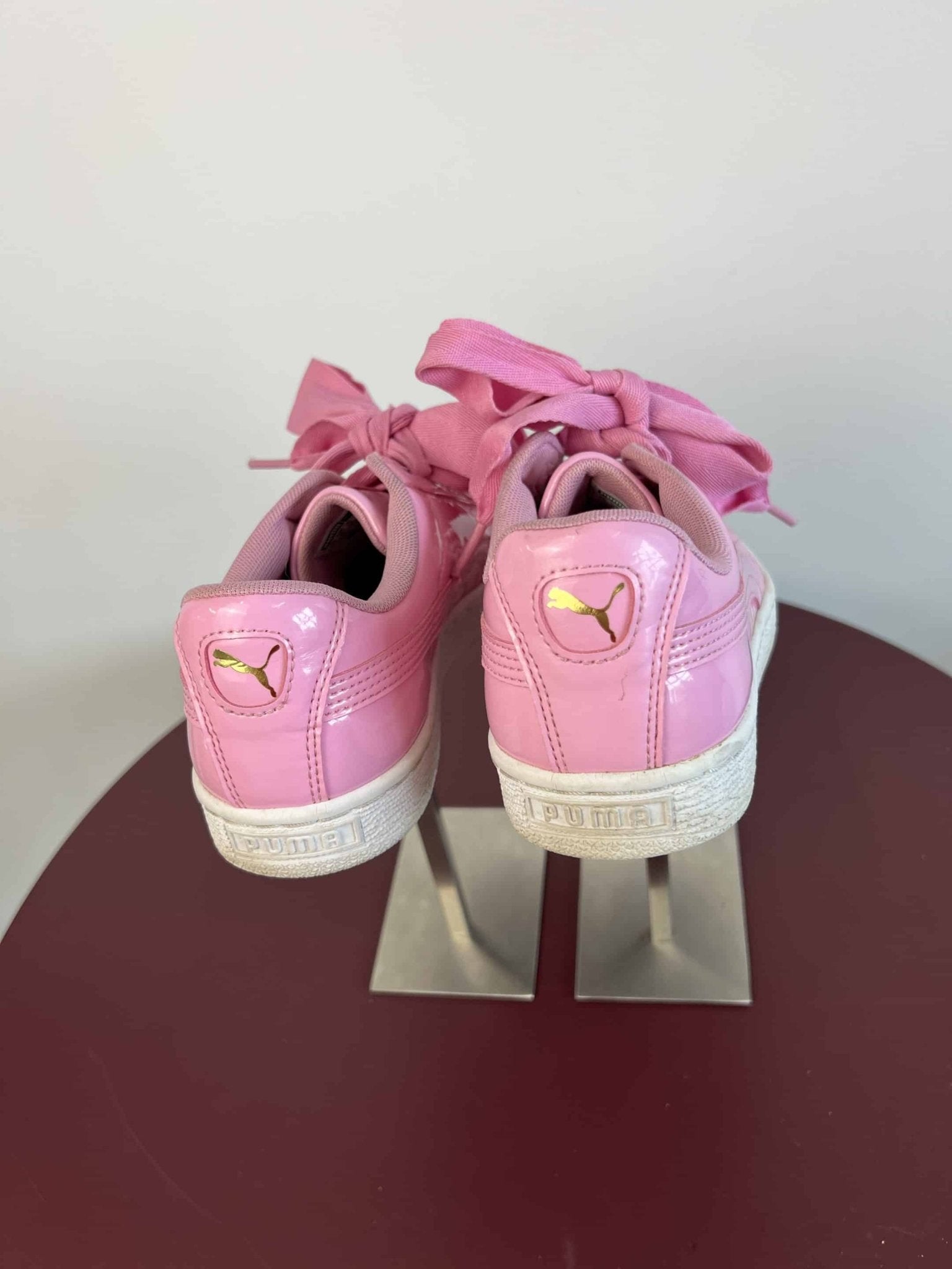 Women's Puma Basket Pink Trainers - kitround kitround product