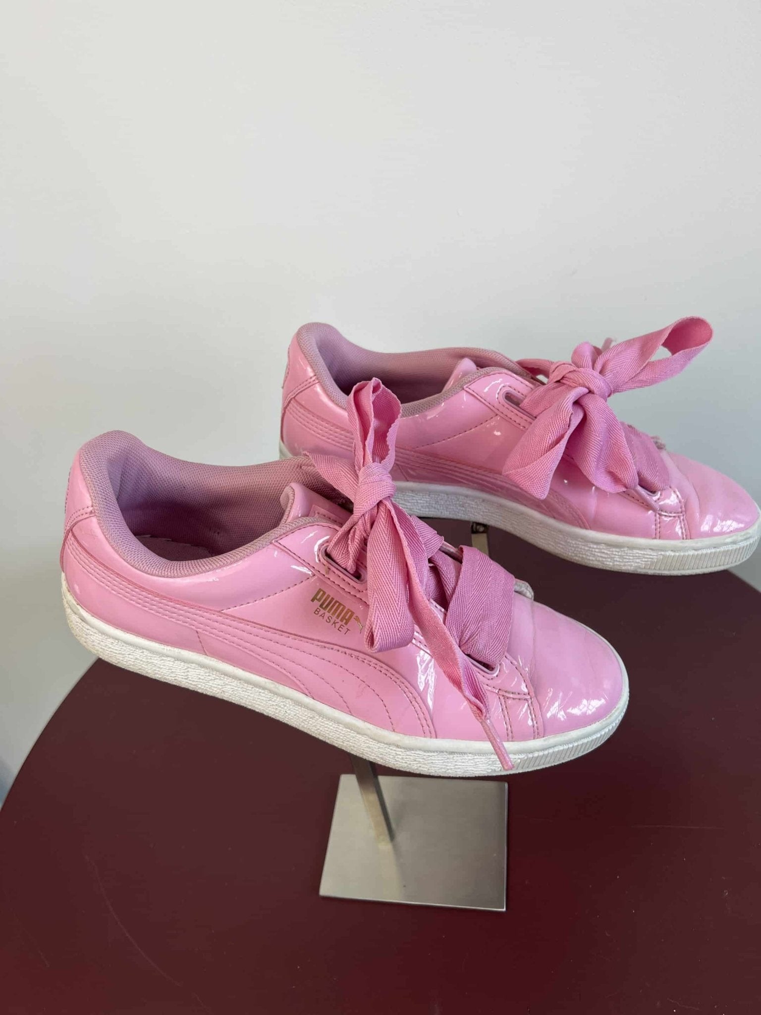 Women's Puma Basket Pink Trainers - kitround kitround product