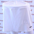 Front view of Slazenger white tennis skort size 10 (S)