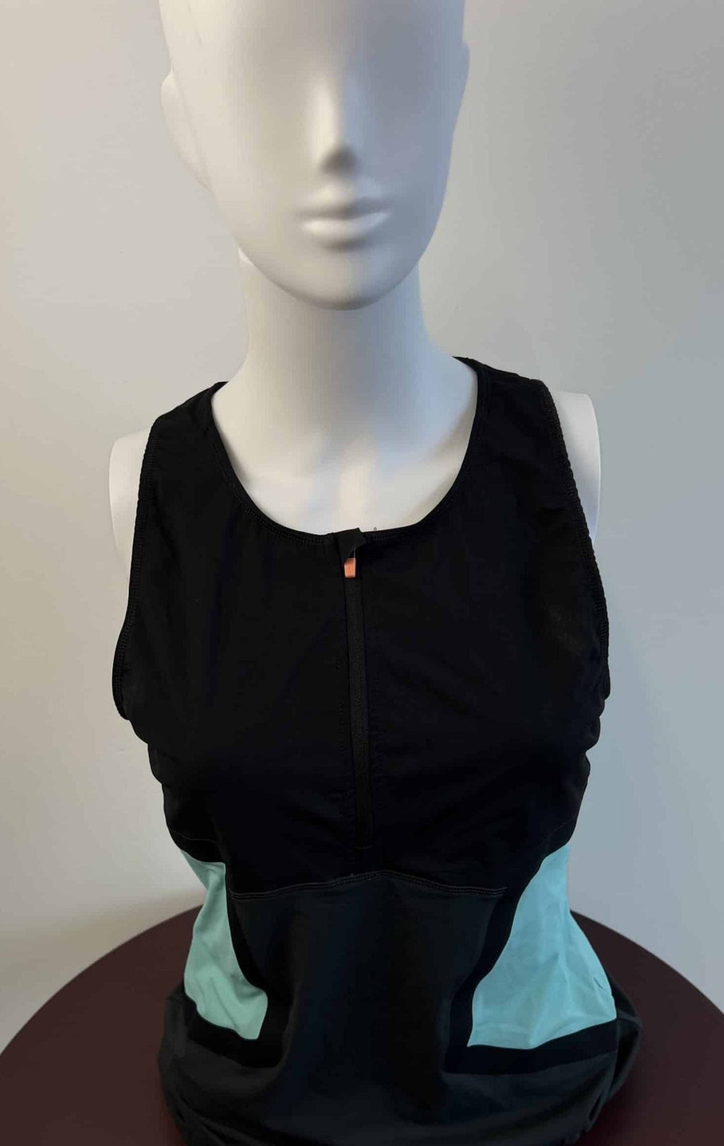 Women's Sweaty Betty Black & Aqua Sports Top - kitround kitround product