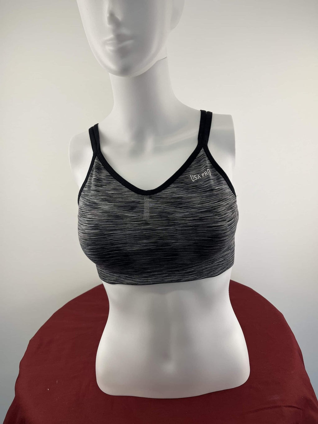 Women’s USA Pro Black Sports Bra - kitround kitround product