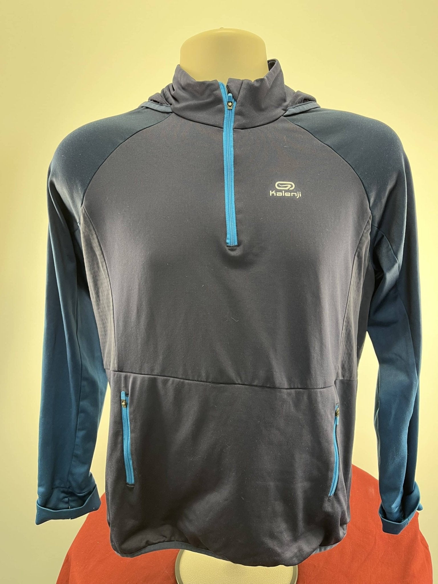 Youth’s Kalenji 1/2 Zip Hoodie 14 - 15 yrs - kitround kitround product