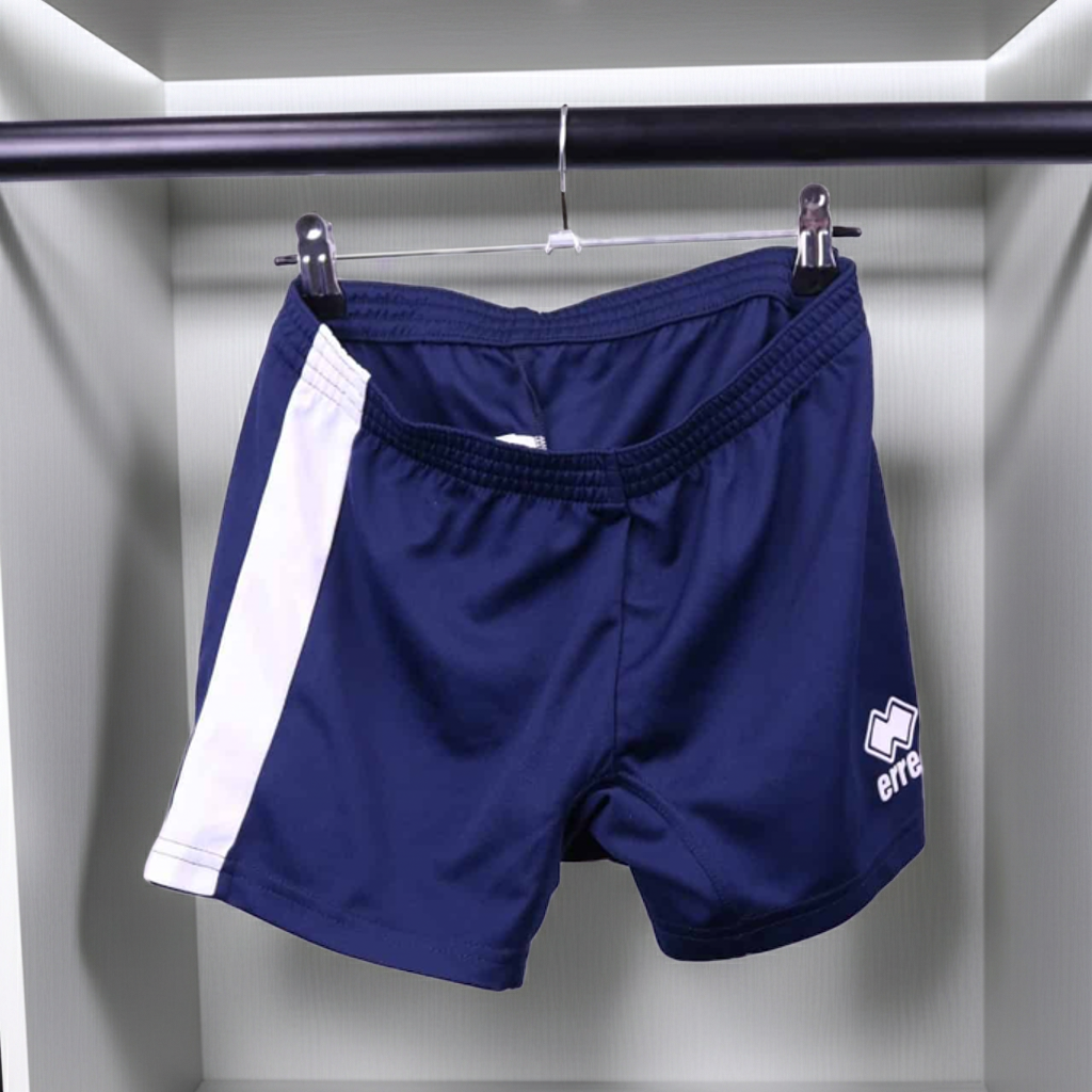 2 Pairs Women's Errea Navy Blue Sports Shorts