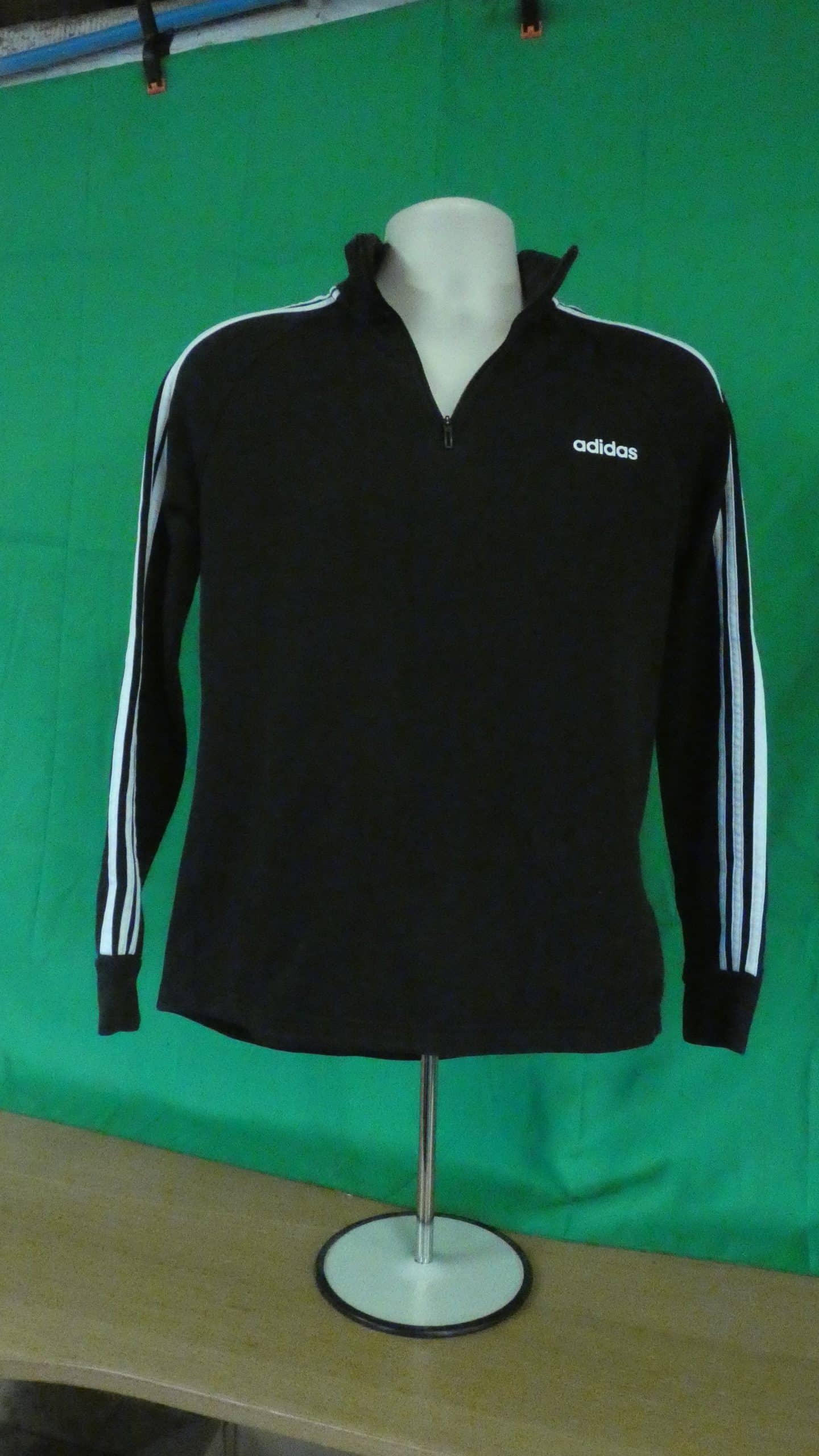 Kids adidas Short Zip Long Sleeved Top