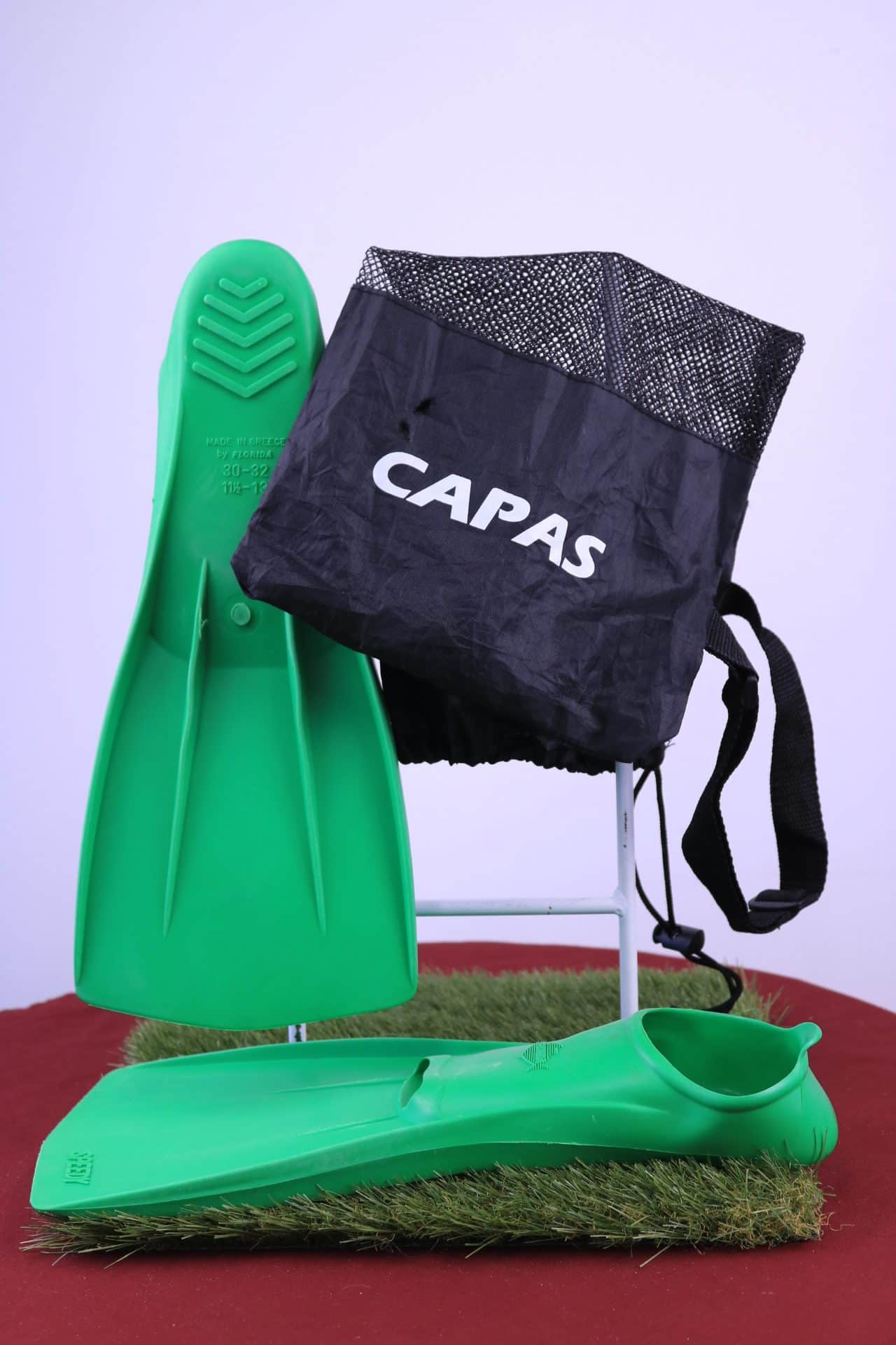 Pair of Kids Flippers in Drawstring Bag