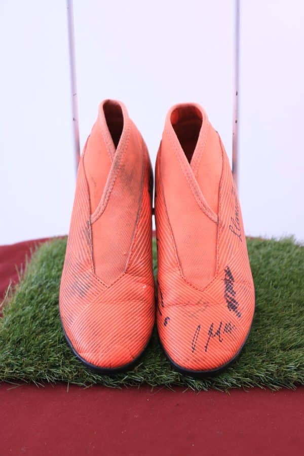 Youth's adidas Nemesis Astro Turf Football Boots - SIGNED - Image 2