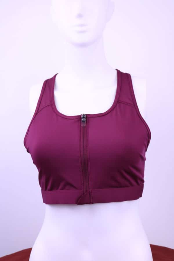 Women's Zip Up Nike Sports Bra