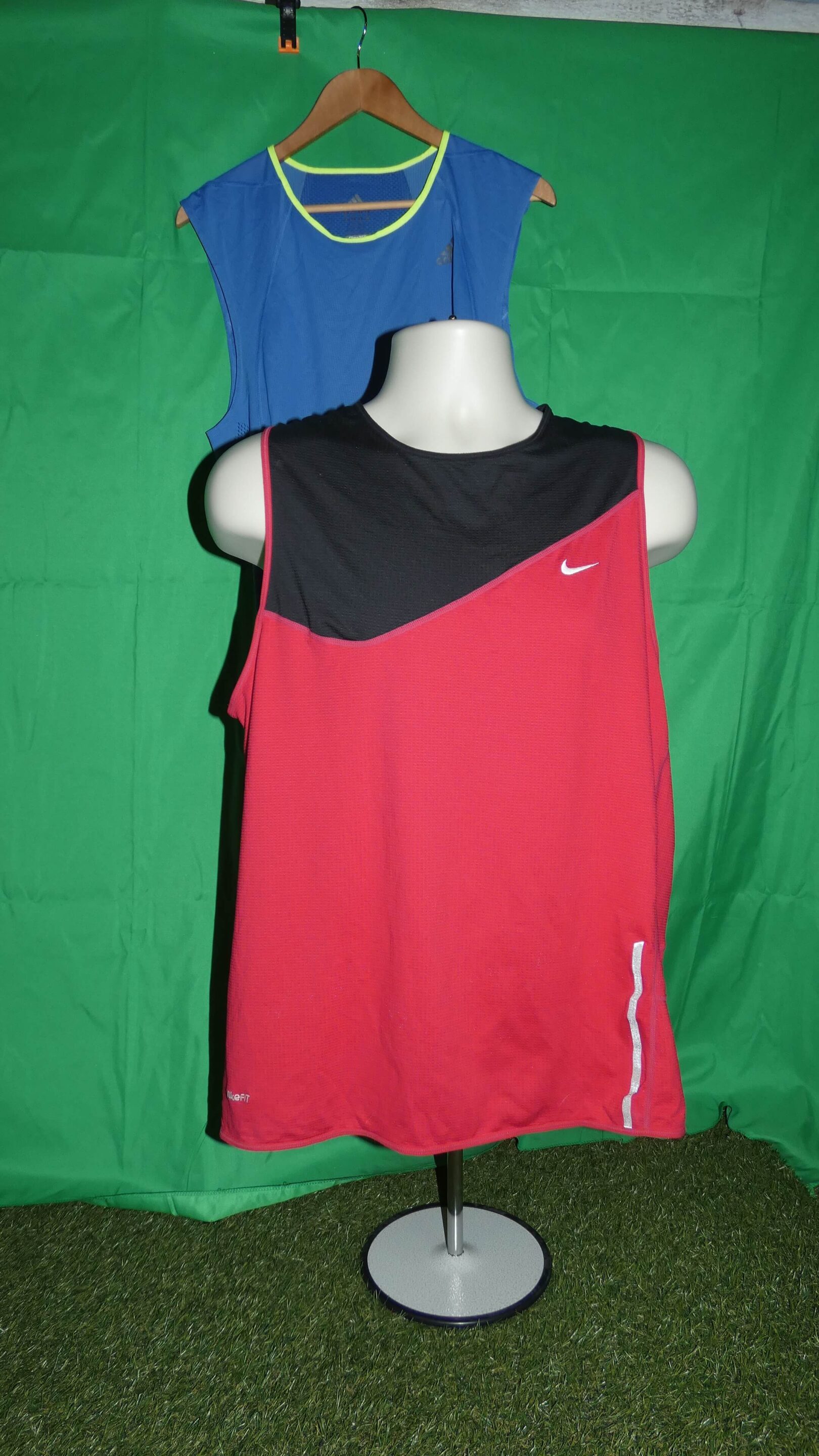 Pair of Men’s Branded Sports Vests – adidas and Nike