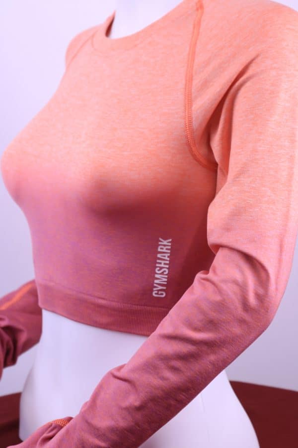 Women's Gymshark Long Sleeved Crop Top - Image 2