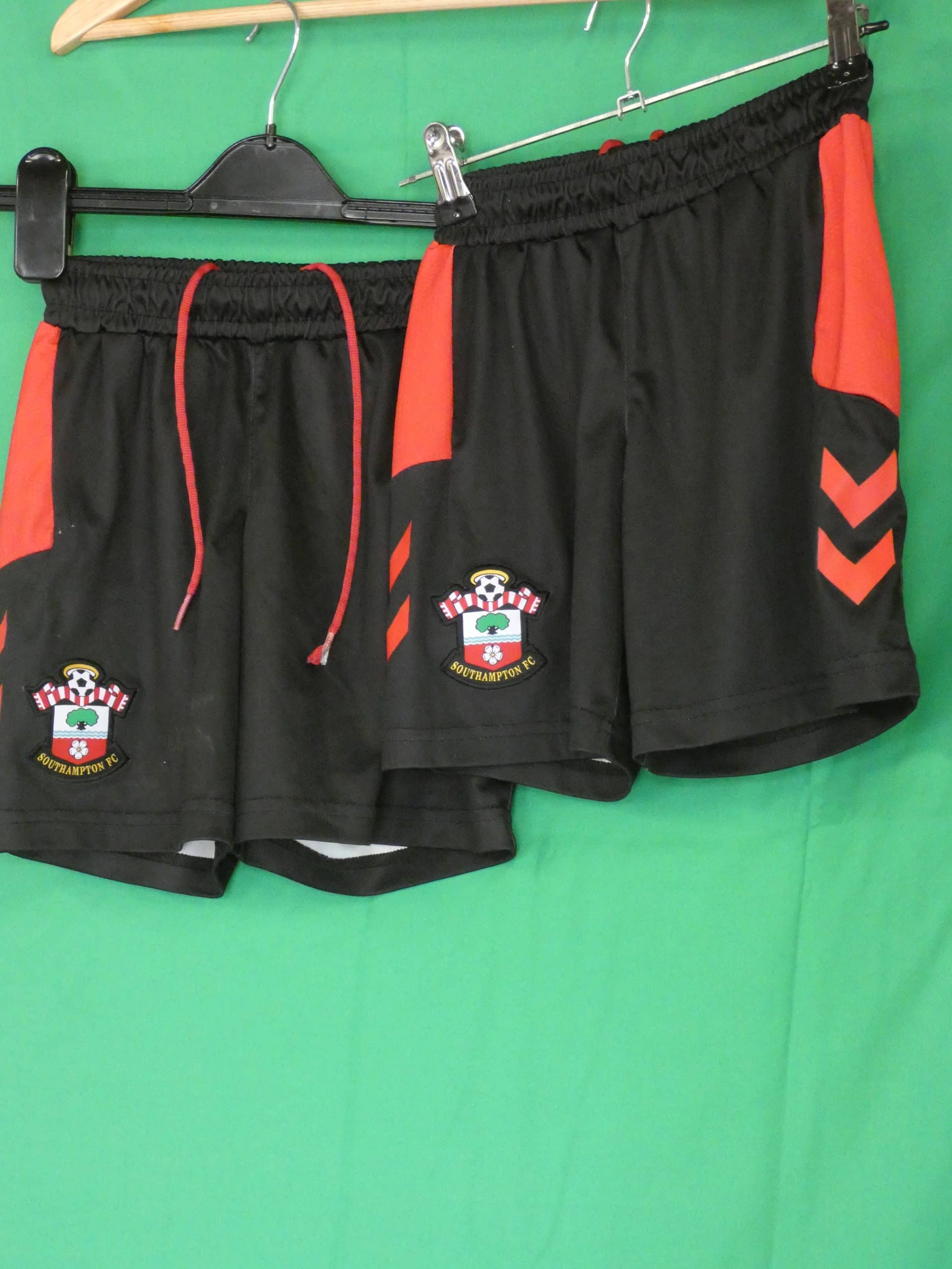 Two Pairs of Kids Southampton FC Shorts