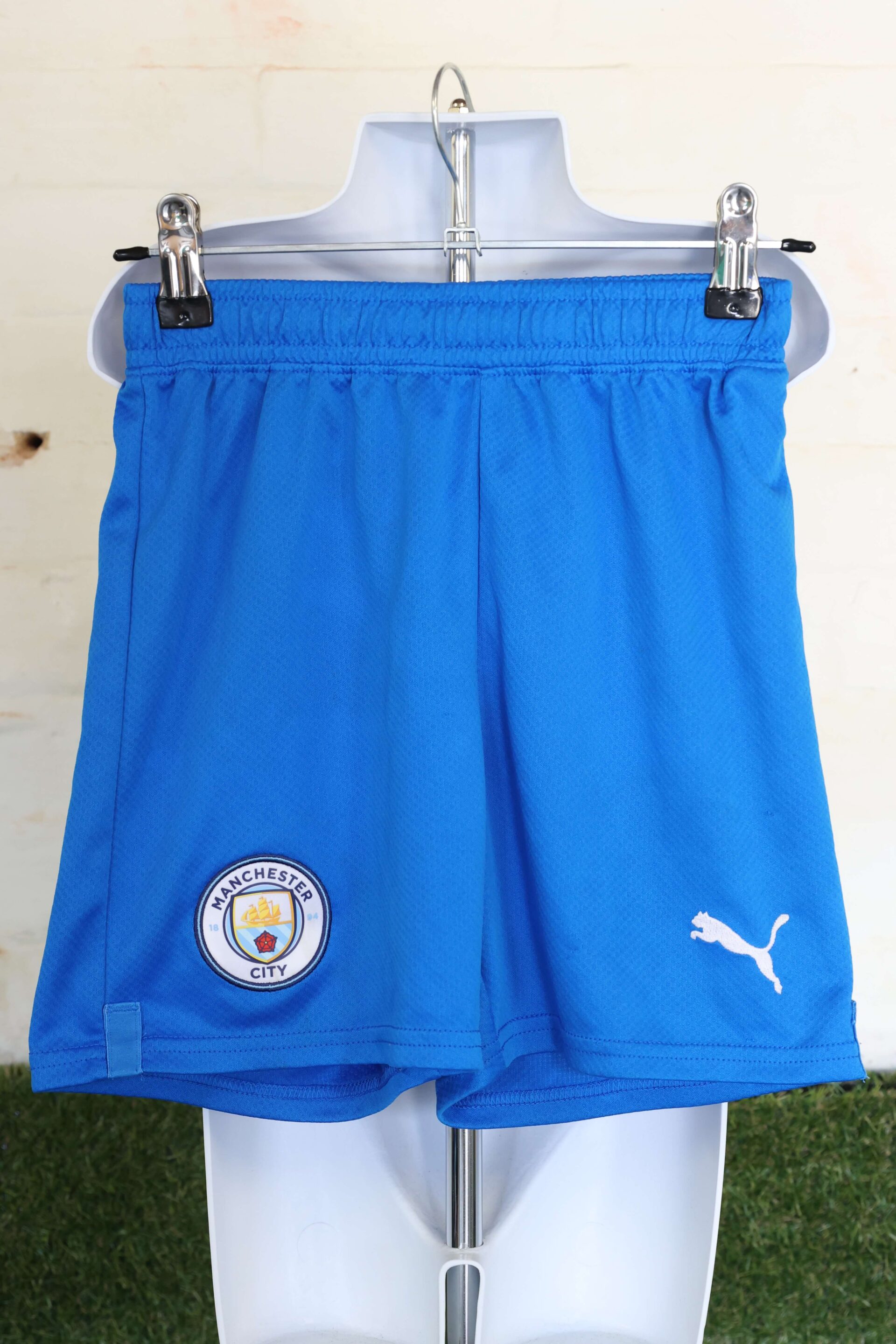 Kids Man City Football Shorts