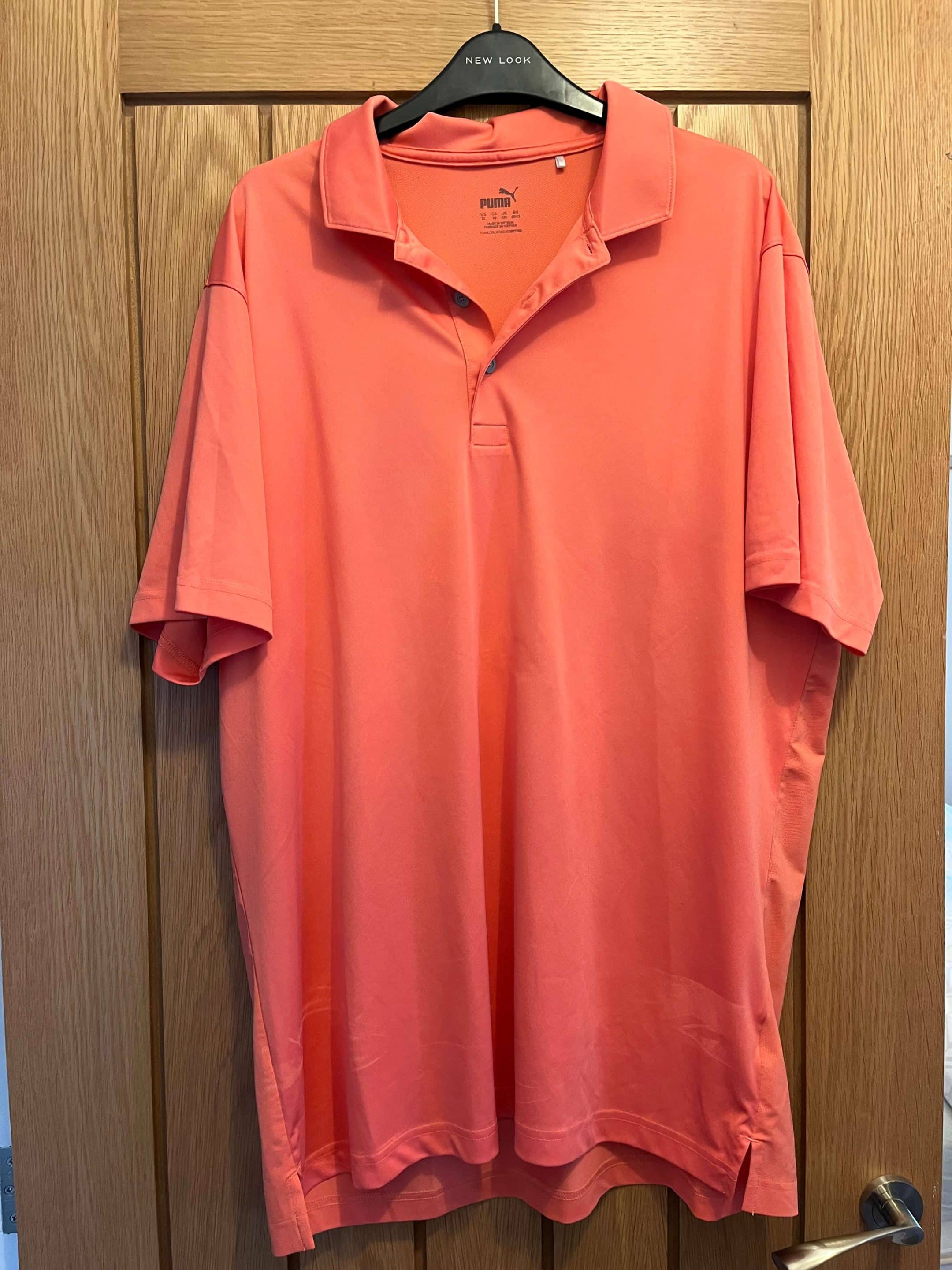 Men’s Fluorescent Short Sleeved Polo Shirt