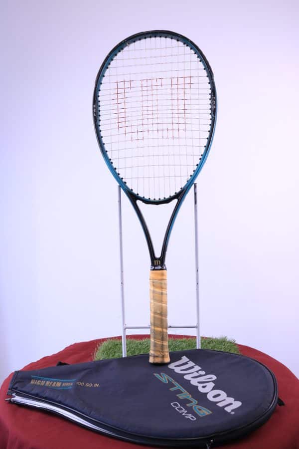 Wilson Tennis Racquet & Cover, 27 inches long, grip 4 3/8 inches, Size 3