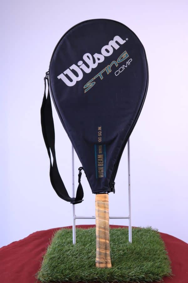 Wilson Tennis Racquet & Cover, 27 inches long, grip 4 3/8 inches, Size 3 - Image 2