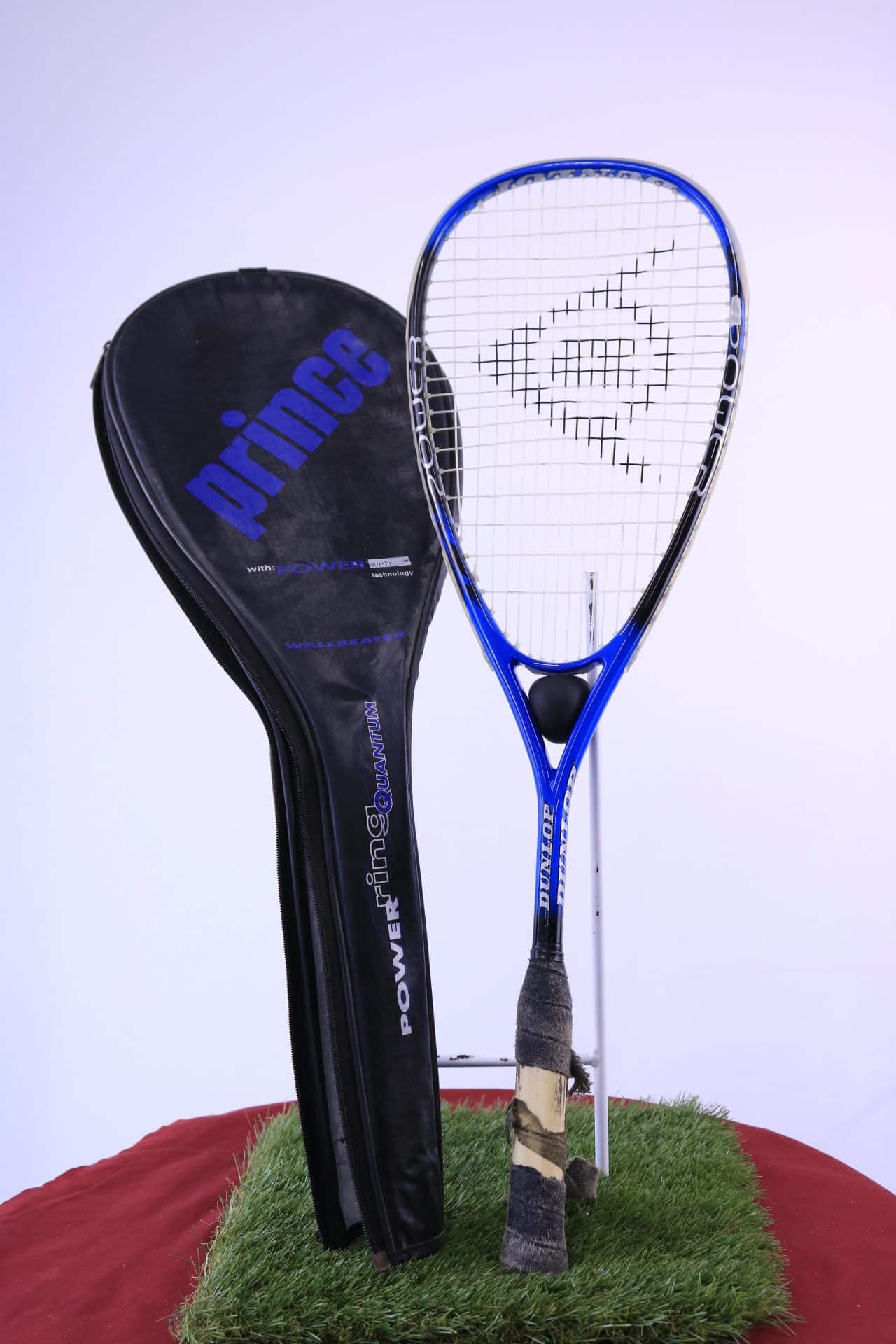 Dunlop Squash Racquet, Ball and Prince Bag, Weight 240 gms
