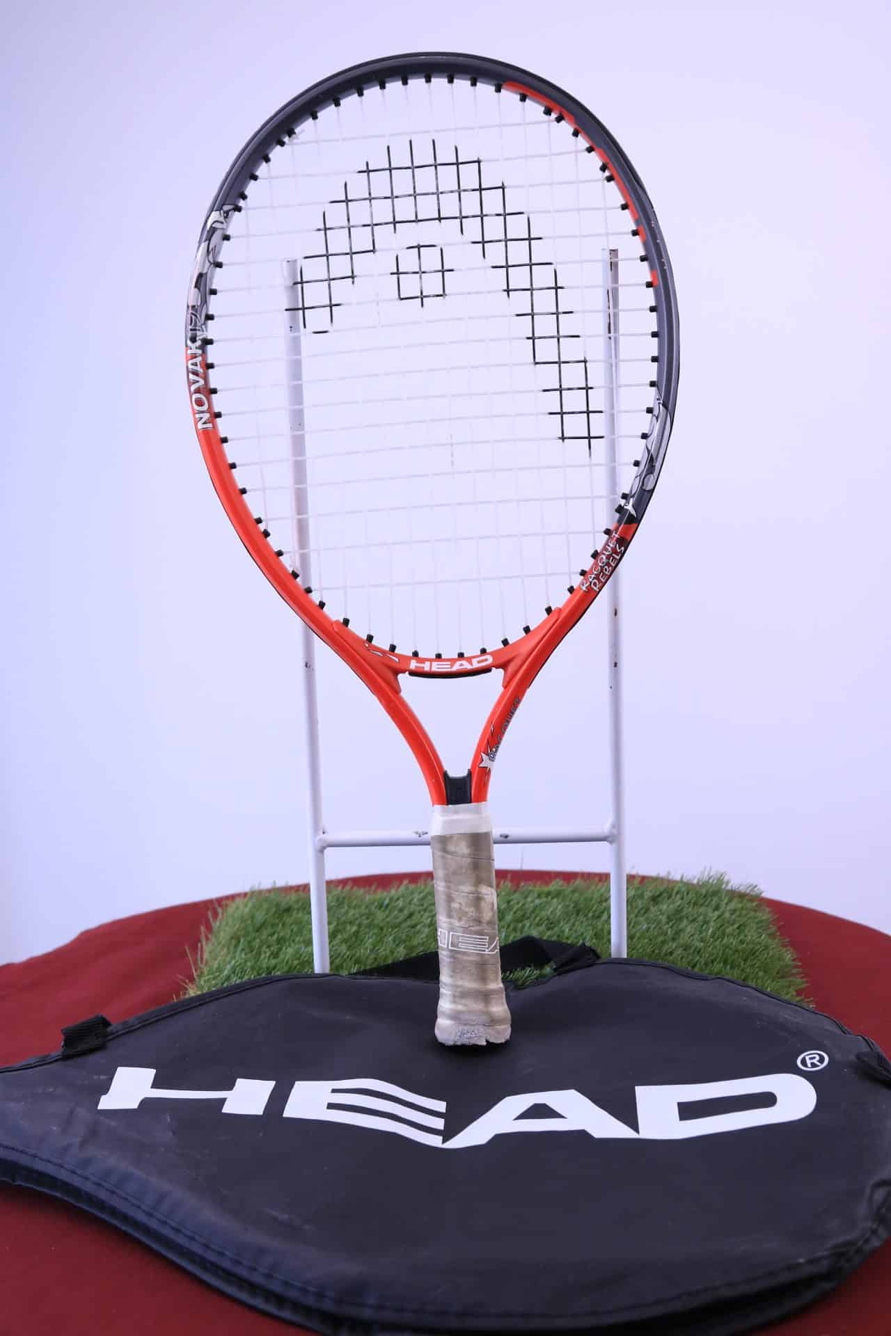 Head Tennis Racquet and Cover Length 19″ Grip 3 6/8″