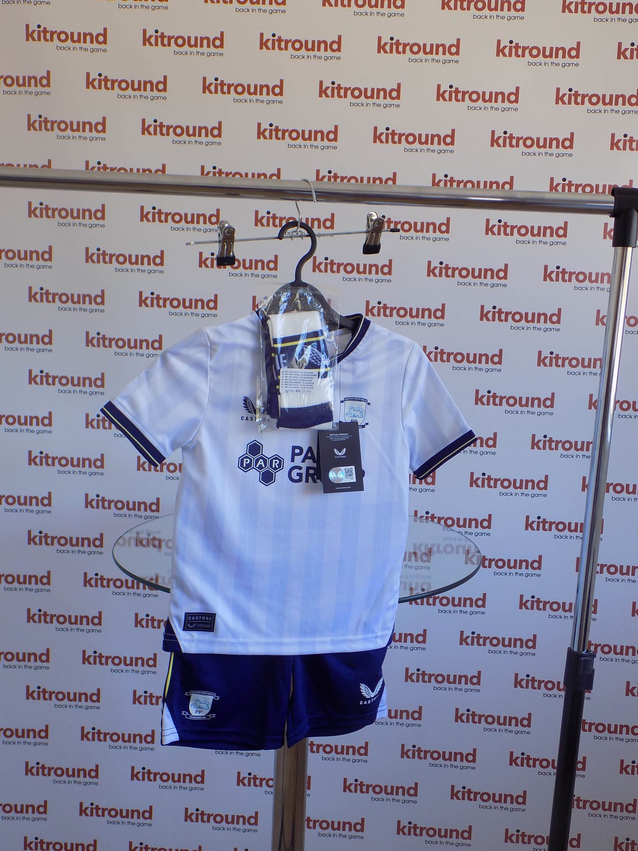 Kids Preston North End Home Kit