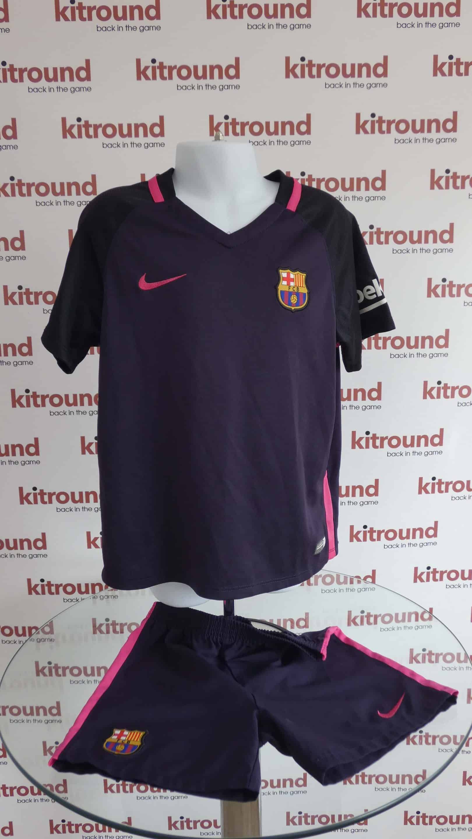 Kids Barcelona Football Kit