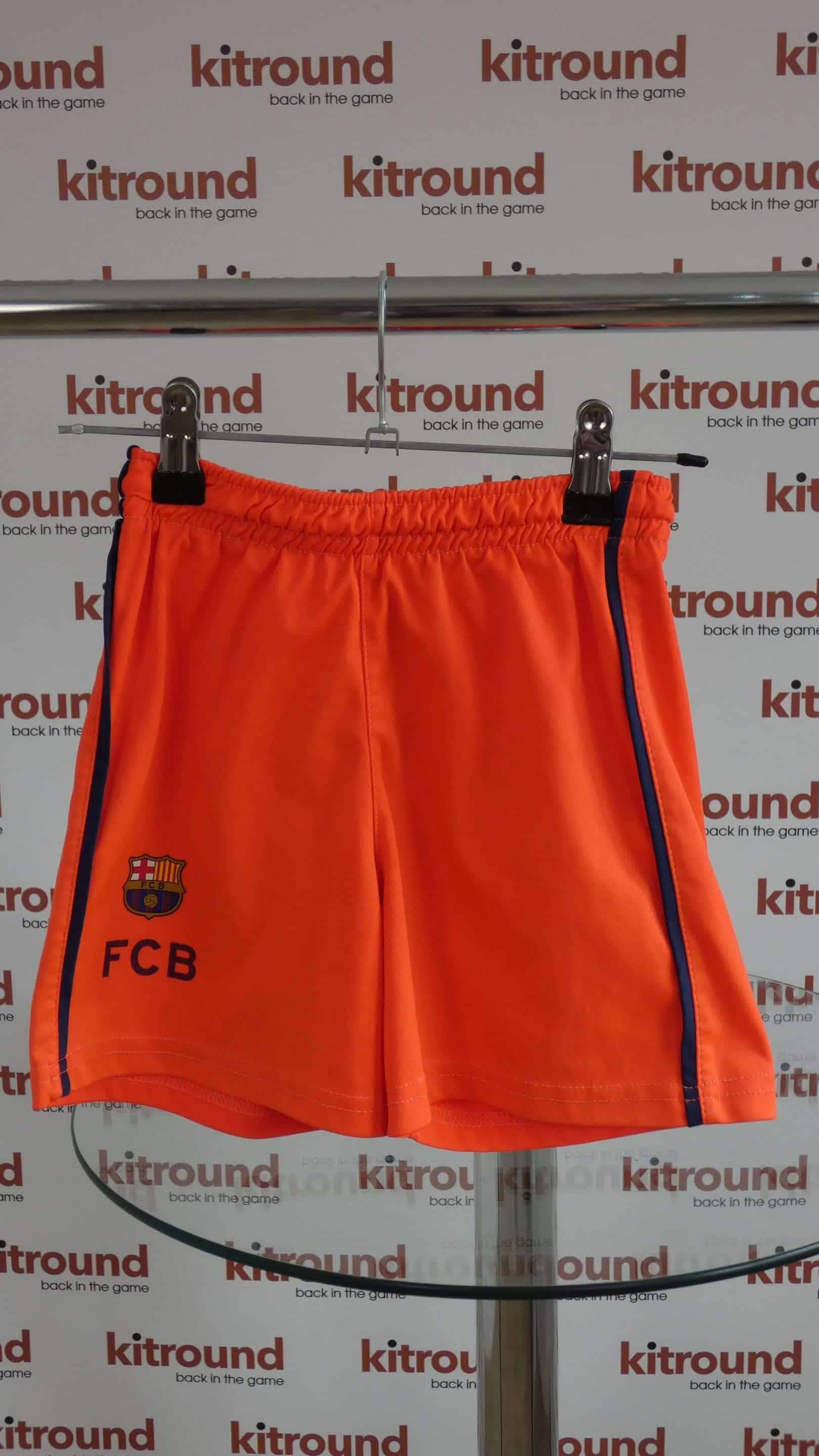 Kids Barcelona Football Shorts