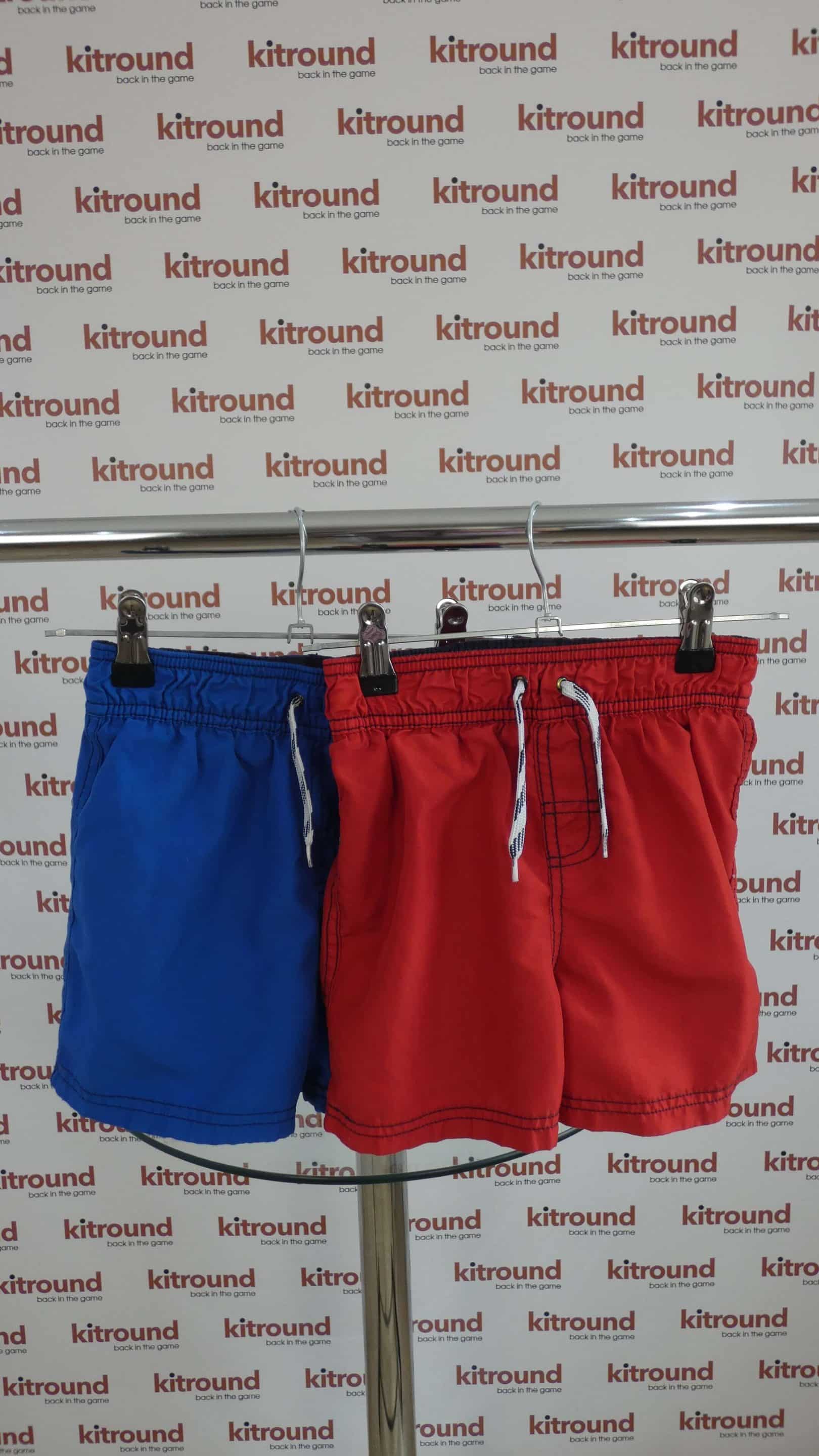 Two Pairs of Kids Swimming Shorts