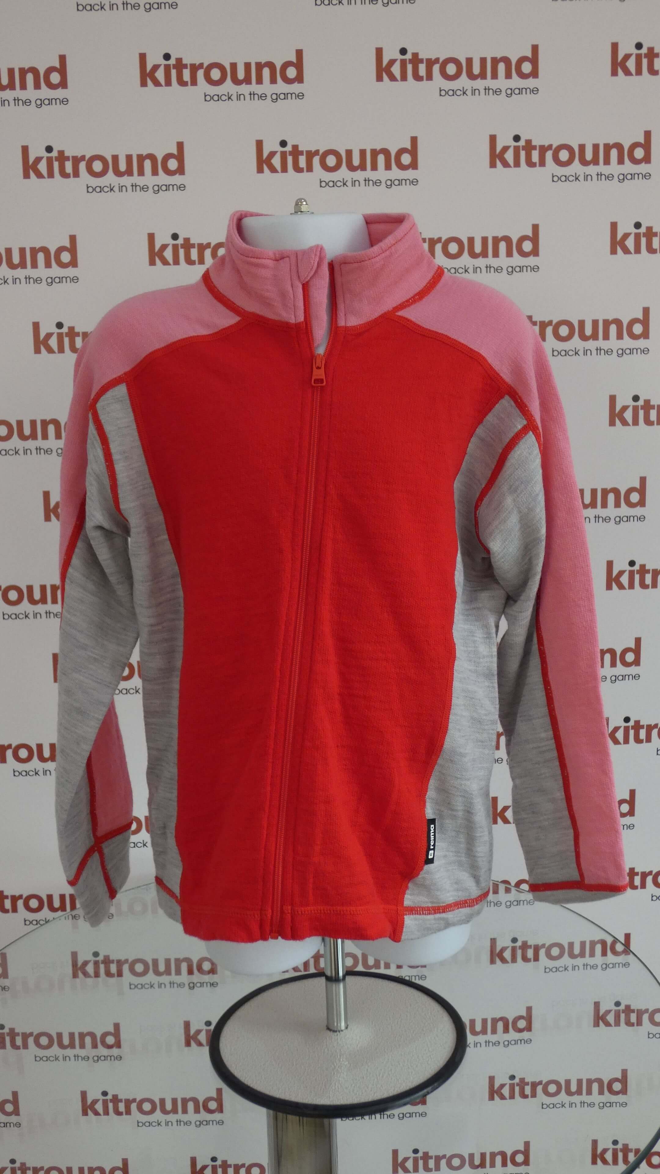 Kids Zip Up Orange and Pink Jacket