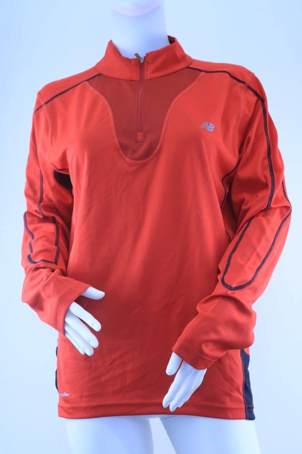 Men's New Balance Lightning Dry 1/4 Zip Long Sleeved Sports Top